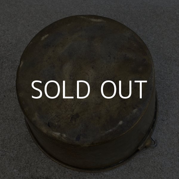 画像6: VINTAGE ANTIQUE BUCKET ヴィンテージ アンティーク バケツ アメリカ / インダストリアル ガーデニング ガレージ キャンプ ブラス 真鍮 USA (6)