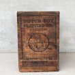 画像3: VINTAGE ANTIQUE DUTCH BOY WOOD BOX ヴィンテージ アンティーク ダッチボーイ ウッドボックス 木箱 アメリカ / コレクタブル ケース 収納 店舗什器 USA (3)