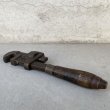 画像3: VINTAGE ANTIQUE PIPE WRENCH ヴィンテージ アンティーク パイプレンチ アメリカ / インダストリアル ガレージ ツール 工具 道具 USA (3)