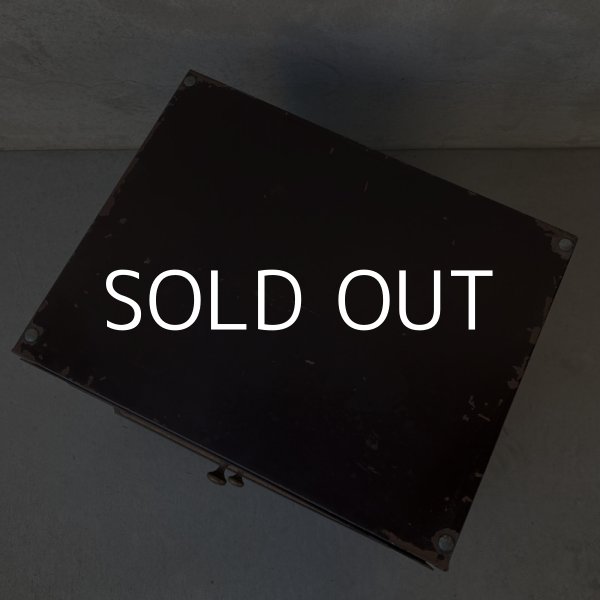 画像5: VINTAGE ANTIQUE NU VIGOR WATCHMAKER'S ヴィンテージ アンティーク キャビネット 棚 アメリカ / ツールボックス パーツボックス 時計パーツ 収納 鉄 (5)