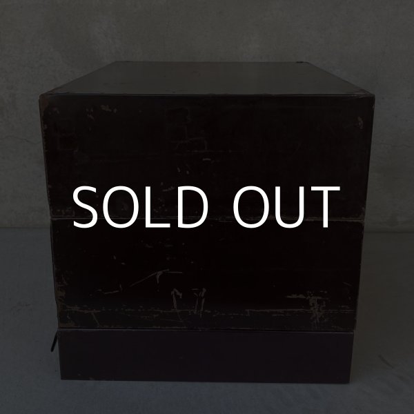 画像4: VINTAGE ANTIQUE NU VIGOR WATCHMAKER'S ヴィンテージ アンティーク キャビネット 棚 アメリカ / ツールボックス パーツボックス 時計パーツ 収納 鉄 (4)