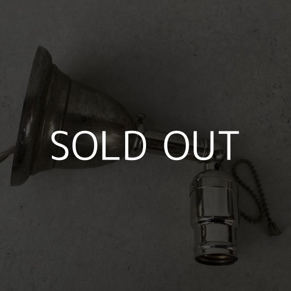 画像3: VINTAGE ANTIQUE LAMP LIGHT WALL LAMP HUBBEL ヴィンテージ アンティーク ライト ウォールランプ ブラケットランプ 照明 アメリカ / 壁付けランプ ニッケル 店舗什器 USA  (3)