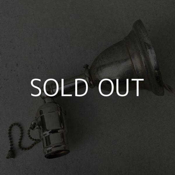 画像4: VINTAGE ANTIQUE LAMP LIGHT WALL LAMP HUBBEL ヴィンテージ アンティーク ライト ウォールランプ ブラケットランプ 照明 アメリカ / 壁付けランプ ニッケル 店舗什器 USA  (4)