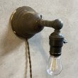 画像2: VINTAGE ANTIQUE LAMP LIGHT WALL LAMP ヴィンテージ アンティーク ライト ウォールランプ ブラケットランプ 照明 アメリカ / 壁付けランプ ARROW 真鍮 店舗什器 USA (5) (2)