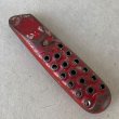 画像2: VINTAGE ANTIQUE CUTTER KNIFE ヴィンテージ アンティーク カッターナイフ アメリカ / インダストリアル ツール 工具 道具 キャストアイアン 鋳物 赤色 USA (3) (2)