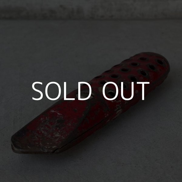 画像4: VINTAGE ANTIQUE CUTTER KNIFE ヴィンテージ アンティーク カッターナイフ アメリカ / インダストリアル ツール 工具 道具 キャストアイアン 鋳物 赤色 USA (3) (4)