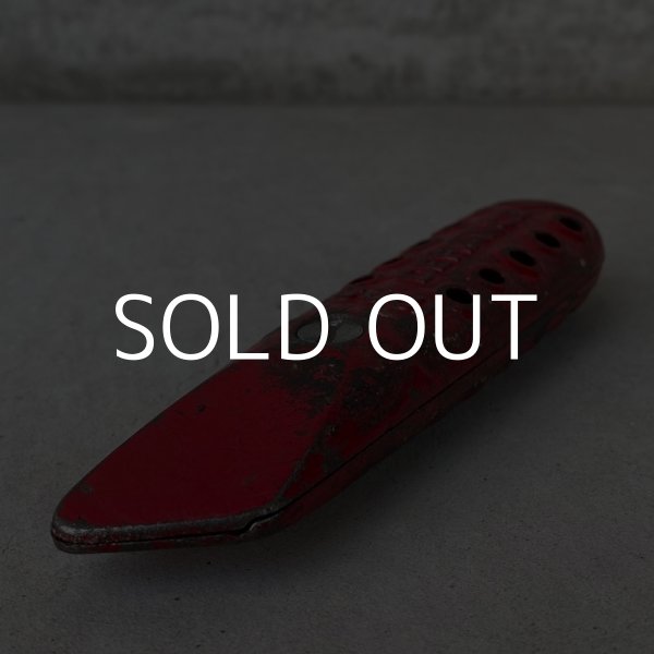 画像4: VINTAGE ANTIQUE CUTTER KNIFE DEFIANCE ヴィンテージ アンティーク カッターナイフ アメリカ / インダストリアル ツール 工具 道具 赤色 キャストアイアン 鋳物 USA (1) (4)