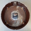 画像2: VINTAGE ANTIQUE GENERAL ELECTRIC WALL CLOCK ヴィンテージ アンティーク ゼネラルエレクトリック ウォールクロック 壁掛け時計 アメリカ / インダストリアル スクールクロック ブラウン 茶色 小 店舗什器 USA  (2)