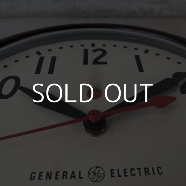 画像7: VINTAGE ANTIQUE GENERAL ELECTRIC WALL CLOCK ヴィンテージ アンティーク ゼネラルエレクトリック ウォールクロック 壁掛け時計 アメリカ / インダストリアル スクールクロック ブラウン 茶色 小 店舗什器 USA  (7)