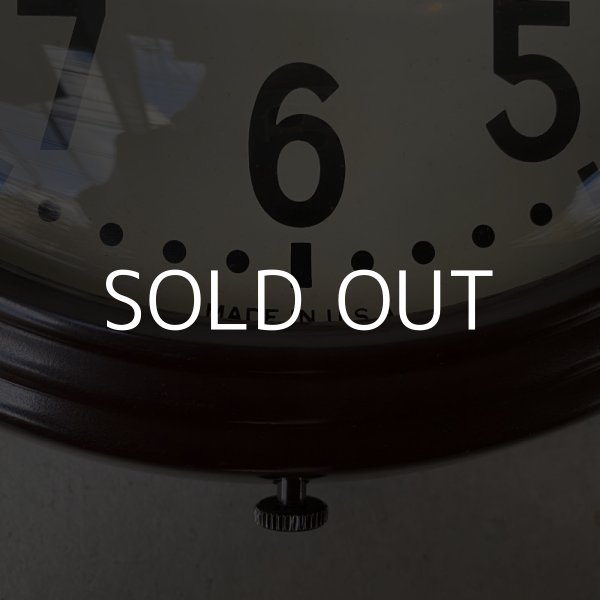 画像9: VINTAGE ANTIQUE GENERAL ELECTRIC WALL CLOCK ヴィンテージ アンティーク ゼネラルエレクトリック ウォールクロック 壁掛け時計 アメリカ / インダストリアル スクールクロック ブラウン 茶色 小 店舗什器 USA  (9)