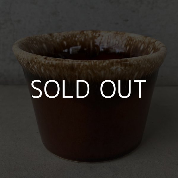 画像3: VINTAGE ANTIQUE HULL COFFEEMUG MUGCUP ヴィンテージ アンティーク コーヒーマグ マグカップ ハル ブラウン 茶色 陶器 / アメリカ 珈琲 食器 USA (4) (3)