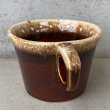 画像4: VINTAGE ANTIQUE HULL COFFEEMUG MUGCUP ヴィンテージ アンティーク コーヒーマグ マグカップ ハル ブラウン 茶色 陶器 / アメリカ 珈琲 食器 USA (3) (4)