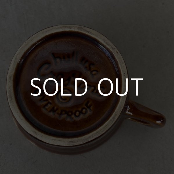 画像6: VINTAGE ANTIQUE HULL COFFEEMUG MUGCUP ヴィンテージ アンティーク コーヒーマグ マグカップ ハル ブラウン 茶色 陶器 / アメリカ 珈琲 食器 USA (5) (6)