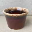 画像3: VINTAGE ANTIQUE HULL COFFEEMUG MUGCUP ヴィンテージ アンティーク コーヒーマグ マグカップ ハル ブラウン 茶色 陶器 / アメリカ 珈琲 食器 USA (2) (3)