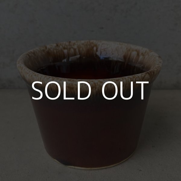 画像3: VINTAGE ANTIQUE HULL COFFEEMUG MUGCUP ヴィンテージ アンティーク コーヒーマグ マグカップ ハル ブラウン 茶色 陶器 / アメリカ 珈琲 食器 USA (2) (3)