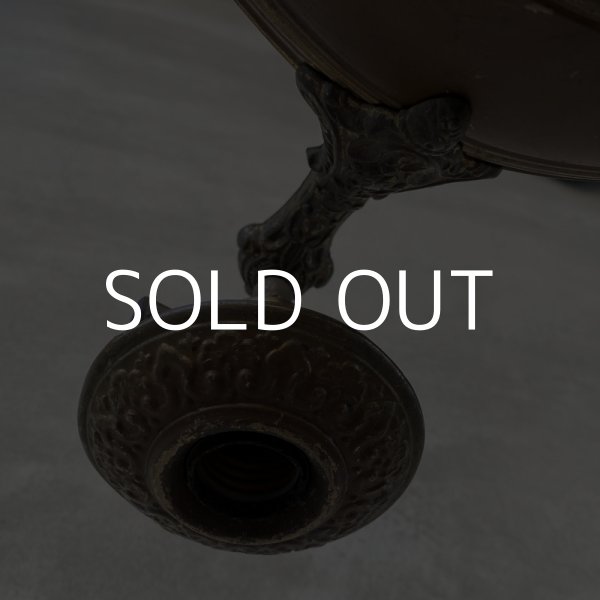 画像6: VINTAGE ANTIQUE ヴィンテージ アンティーク シャンデリア 吊り下げライト アメリカ / 4灯 ライト ペンダントライト ブラス 真鍮 天井照明 USA  (6)