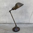 画像3: VINTAGE ANTIQUE DESKLAMP FARIES JAPANNED ヴィンテージ アンティーク デスクライト スタンドライト フェアリーズ アメリカ / インダストリアル ジャパンカラー ジャパンド 照明 工業用 USA  (3)