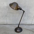 画像2: VINTAGE ANTIQUE DESKLAMP FARIES JAPANNED ヴィンテージ アンティーク デスクライト スタンドライト フェアリーズ アメリカ / インダストリアル ジャパンカラー ジャパンド 照明 工業用 USA  (2)