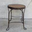 画像4: VINTAGE ANTIQUE CHAIR ヴィンテージ アンティーク 椅子 アイスクリームチェア アメリカ / インダストリアル 家具 インテリア アイアン 店舗什器 USA (4)