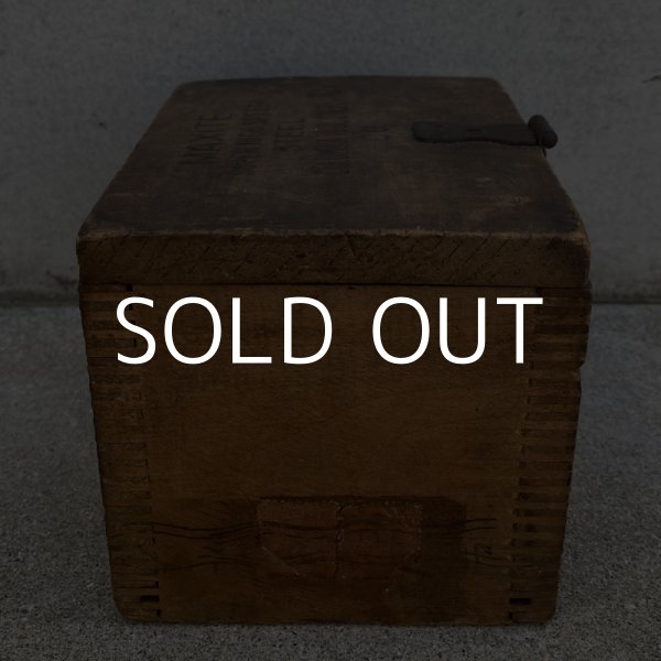 画像4: VINTAGE ANTIQUE COLUMBIA TOOL STEEL CO. WOODEN BOX ヴィンテージ アンティーク 木箱 アメリカ / ケース クレートボックス ディスプレイ 収納 小物入れ USA (4)