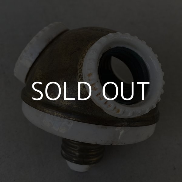 画像6: VINTAGE ANTIQUE BENJAMIN SOCKET ヴィンテージ アンティーク ベンジャミンソケット アメリカ / インダストリアル ランプ ライト 3灯 コレクタブル 照明 USA (6)