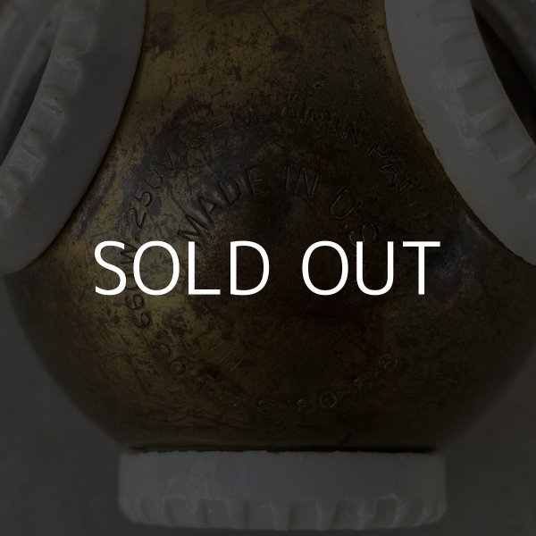 画像7: VINTAGE ANTIQUE BENJAMIN SOCKET ヴィンテージ アンティーク ベンジャミンソケット アメリカ / インダストリアル ランプ ライト 3灯 コレクタブル 照明 USA (7)