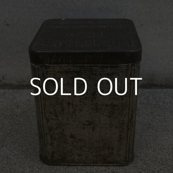 画像2: VINTAGE ANTIQUE LIPTON'S TEA TIN CAN ヴィンテージ アンティーク リプトン 缶 / アメリカ カフェ キッチン 紅茶 小物入れ 雑貨 USA (2) (2)