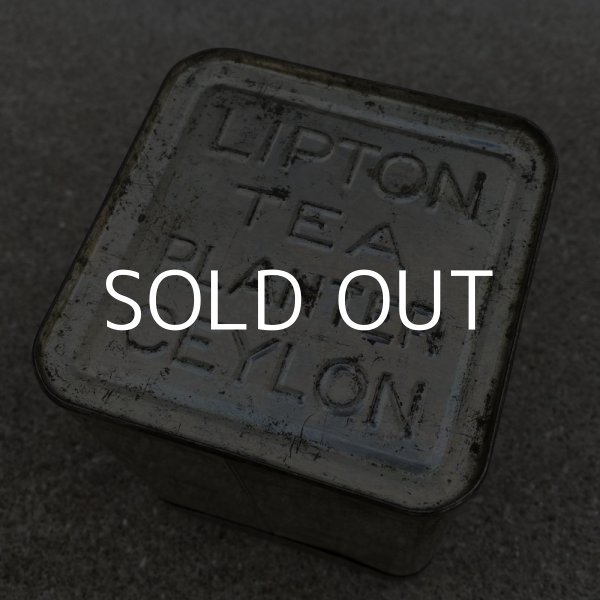 画像6: VINTAGE ANTIQUE LIPTON'S TEA TIN CAN ヴィンテージ アンティーク リプトン 缶 / アメリカ カフェ キッチン 紅茶 小物入れ 雑貨 USA (2) (6)