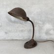 画像1: VINTAGE ANTIQUE DESKLAMP EAGLE ヴィンテージ アンティーク デスクランプ イーグル デスクライト スタンドライト 卓上ライト アメリカ / インダストリアル グースネック 照明 工業用 USA (1)