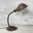 画像3: VINTAGE ANTIQUE DESKLAMP EAGLE ヴィンテージ アンティーク デスクランプ イーグル デスクライト スタンドライト 卓上ライト アメリカ / インダストリアル グースネック 照明 工業用 USA (3)