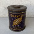 画像1: VINTAGE ANTIQUE LIGGETT&MYERS TOBACCO CO. GRANGER TIN CAN ヴィンテージ アンティーク 煙草 ティン 缶 アメリカ / アドバタイジング たばこ入れ 小物入れ 収納 雑貨 USA  (1)