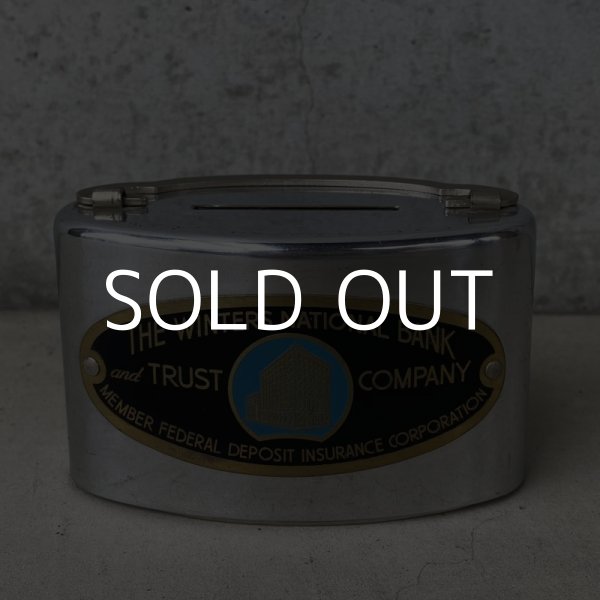 画像2: VINTAGE ANTIQUE COIN BANK CHICAGO THRIFT CO. ヴィンテージ アンティーク コインバンク 貯金箱 アメリカ / コレクタブル オブジェ インテリア ノベルティー 銀行 USA (3) (2)