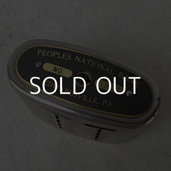 画像6: VINTAGE ANTIQUE COIN BANK THE AUTOMATIC RECORDING SAFE CO. ヴィンテージ アンティーク コインバンク 貯金箱 アメリカ / コレクタブル オブジェ インテリア ノベルティー 銀行 USA (4) (6)