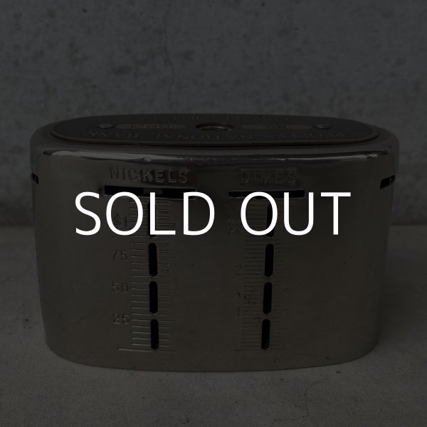 画像3: VINTAGE ANTIQUE COIN BANK THE AUTOMATIC RECORDING SAFE CO. ヴィンテージ アンティーク コインバンク 貯金箱 アメリカ / コレクタブル オブジェ インテリア ノベルティー 銀行 USA (4) (3)