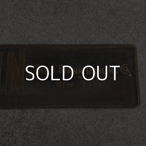 画像5: VINTAGE ANTIQUE PLATE SIGN ヴィンテージ アンティーク プレート 看板  アメリカ / インダストリアル  インテリア アドバタイジング 店舗什器 企業物 壁掛け USA (5)