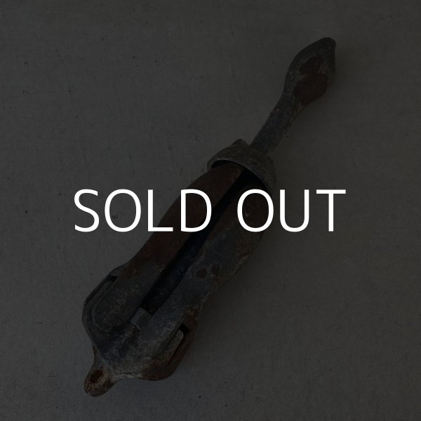 画像6: VINTAGE ANTIQUE ANCHOR ヴィンテージ アンティーク 碇 アンカー / ディスプレイ インテリア フック ハンギング アイアン 船 海 (6)