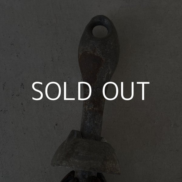 画像4: VINTAGE ANTIQUE ANCHOR ヴィンテージ アンティーク 碇 アンカー / ディスプレイ インテリア フック ハンギング アイアン 船 海 (4)