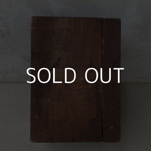 画像7: VINTAGE ANTIQUE WOODEN BOX WALTER BAKER ヴィンテージ アンティーク ウッドボックス 木箱 / ケース 収納 店舗什器 アメリカ USA (7)