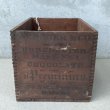 画像3: VINTAGE ANTIQUE WOODEN BOX WALTER BAKER ヴィンテージ アンティーク ウッドボックス 木箱 / ケース 収納 店舗什器 アメリカ USA (3)