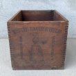 画像2: VINTAGE ANTIQUE WOODEN BOX WALTER BAKER ヴィンテージ アンティーク ウッドボックス 木箱 / ケース 収納 店舗什器 アメリカ USA (2)