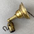 画像4: VINTAGE ANTIQUE LAMP LIGHT WALL LAMP ヴィンテージ アンティーク ライト ウォールランプ ブラケットランプ 照明 アメリカ / 壁付けランプ 真鍮 店舗什器 USA (1) (4)