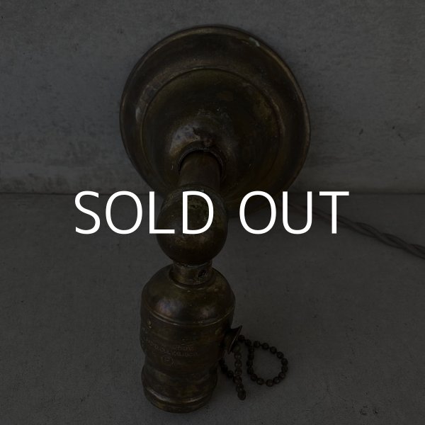 画像5: VINTAGE ANTIQUE LAMP LIGHT WALL LAMP ヴィンテージ アンティーク ライト ウォールランプ ブラケットランプ 照明 アメリカ / 壁付けランプ 真鍮 店舗什器 USA (3) (5)