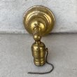 画像5: VINTAGE ANTIQUE LAMP LIGHT WALL LAMP ヴィンテージ アンティーク ライト ウォールランプ ブラケットランプ 照明 アメリカ / 壁付けランプ 真鍮 店舗什器 USA (1) (5)