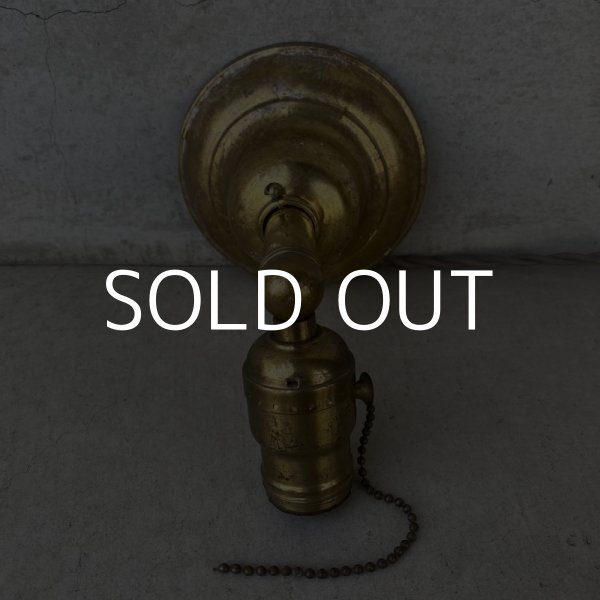 画像5: VINTAGE ANTIQUE LAMP LIGHT WALL LAMP ヴィンテージ アンティーク ライト ウォールランプ ブラケットランプ 照明 アメリカ / 壁付けランプ 真鍮 店舗什器 USA (1) (5)