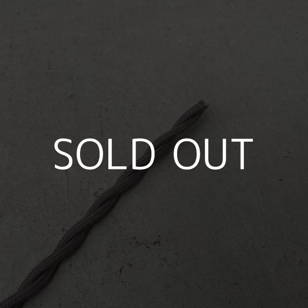 画像2: ELECTRIC LAMP CORD コード 配線 グレー 灰色 / 電気 照明 ランプ リペアパーツ ツイストコード ファブリック 1ｍ〜 アメリカ USA  (2)