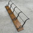 画像3: VINTAGE ANTIQUE WALL HOOK ヴィンテージ アンティーク ウォールフック / インダストリアル 壁掛けフック 木製 鉄 店舗什器 アメリカ (3)