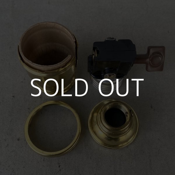 画像6: VINTAGE GENERAL ELECTRIC LAMP SOCKET ヴィンテージ ゼネラルエレクトリック ソケット ランプ ターンスイッチ ブラス  真鍮 E26 / インダストリアル ネジ山付き ライト リペアパーツ 照明 電気 アメリカ  USA (6)