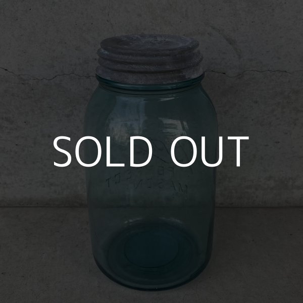 画像2: VINTAGE ANTIQUE BALL MASON JAR ヴィンテージ アンティーク ボール メイソンジャー ガラス瓶 アメリカ / 小物入れ 店舗什器 (3) (2)