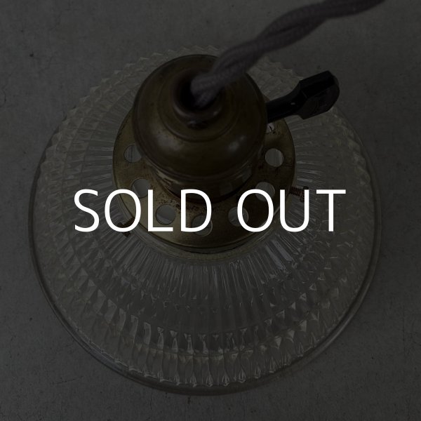 画像4: VINTAGE ANTIQUE LIGHT ヴィンテージ アンティーク 吊り下げライト アメリカ / ライト ペンダントライト ガラスシェード 天井照明 CIRCLE F USA  (4)