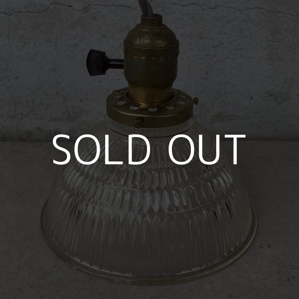 画像3: VINTAGE ANTIQUE LIGHT ヴィンテージ アンティーク 吊り下げライト アメリカ / ライト ペンダントライト ガラスシェード 天井照明 CIRCLE F USA  (3)